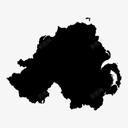 北爱尔兰地图王国英国图标svg_新图网 https://ixintu.com 北爱尔兰地图 国家 王国 美国 英国