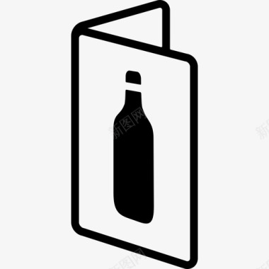 酒单食物图标图标