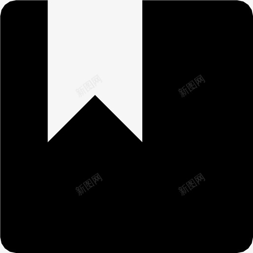 标签簿文件折叠图标svg_新图网 https://ixintu.com 折叠 文件 标签簿 纸张 阅读