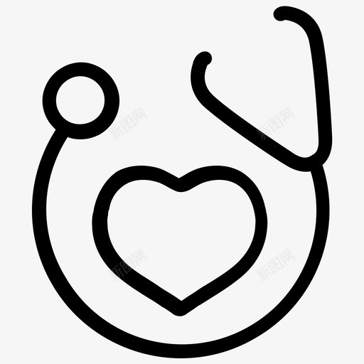 心脏治疗健康医疗保健图标svg_新图网 https://ixintu.com 保险 健康 医疗保健 医疗保健5号线 心脏治疗