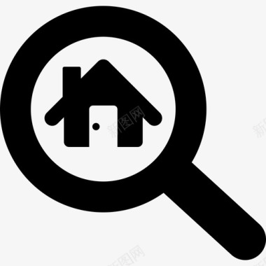 搜索房子找到家图标图标