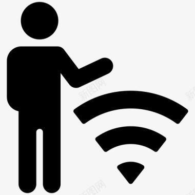 wifi接入wifi点无线连接图标图标