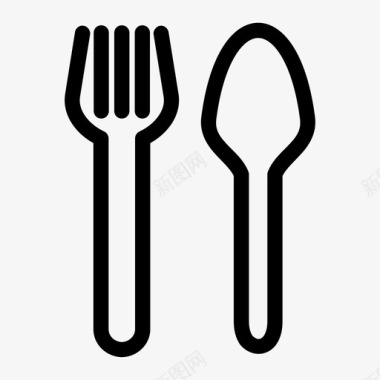 餐厅餐具食物图标图标