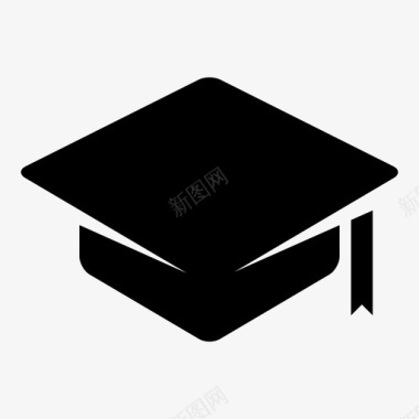graduation cap图标