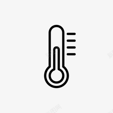 温度夏季温度计图标图标