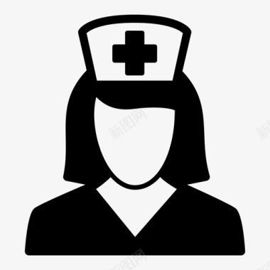 护士阿凡达女护士图标图标