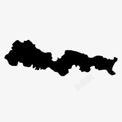 塔什库尔干县地图克罗地亚布罗德波萨维纳县布罗德波萨维纳县地图图标高清图片