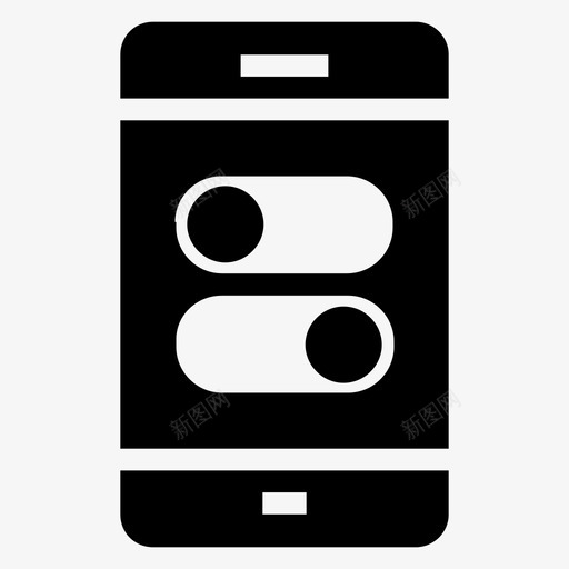 手机按钮iphone图标svg_新图网 https://ixintu.com iphone 手机 按钮 智能手机 移动功能字形
