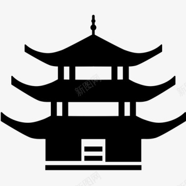 中国建筑图标