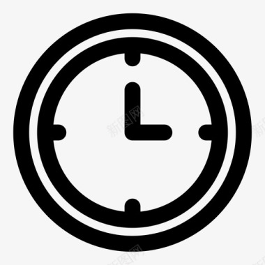 时钟闹钟模拟图标图标