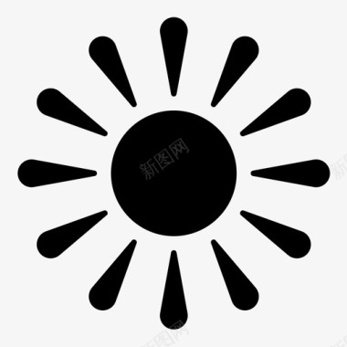 太阳花夏天图标图标