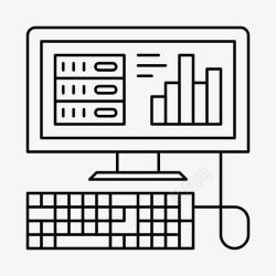 托管2服务器诊断分析图表图标高清图片