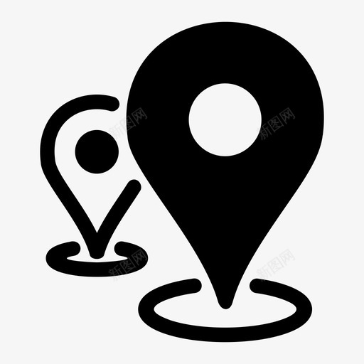地图标记位置多个svg_新图网 https://ixintu.com 位置 固定 地图标记 多个