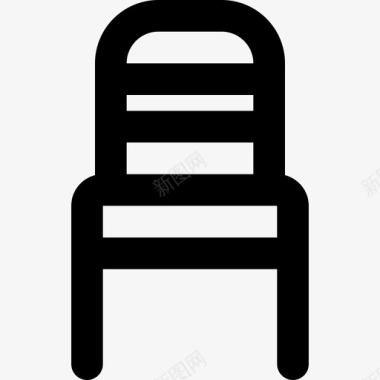 椅子办公椅餐椅图标图标