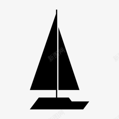 帆船船船艇图标图标