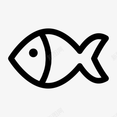鱼鲤鱼食物图标图标