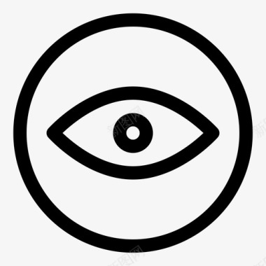 眼睛间谍监视图标图标