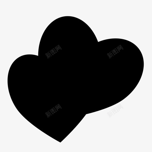 Hearts (2)svg_新图网 https://ixintu.com Hearts (2)