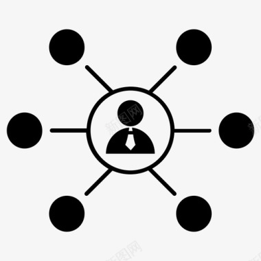 业务组连接组团队图标图标