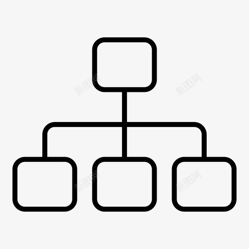 网络组层次结构图标svg_新图网 https://ixintu.com 共享 层次结构 组 结构 网络