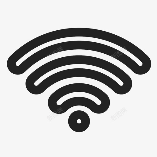 wifi-5svg_新图网 https://ixintu.com wifi-5