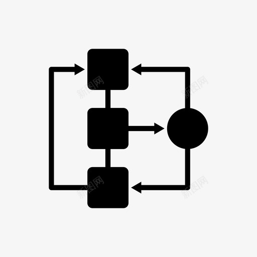 流程图图表计划图标svg_新图网 https://ixintu.com 图表 流程图 网页设计机构标志符号 计划