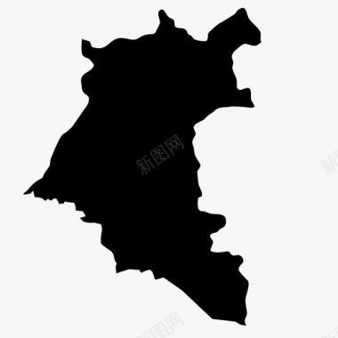 达拉省地图地区图标图标
