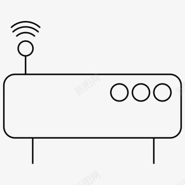 调制解调器internet网络图标图标