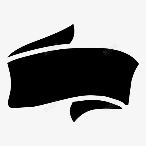 丝带图标svg_新图网 https://ixintu.com 丝带