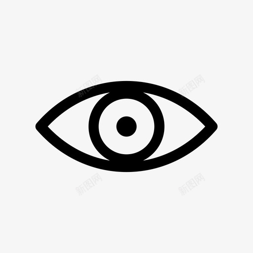 视力学习能力图标svg_新图网 https://ixintu.com 学习能力 视力