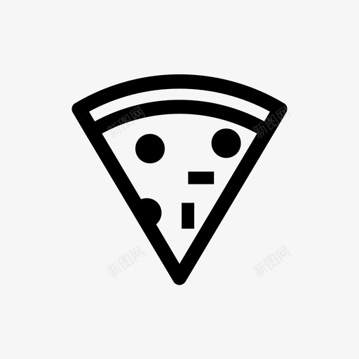 披萨食物切片图标svg_新图网 https://ixintu.com 切片 披萨 食物