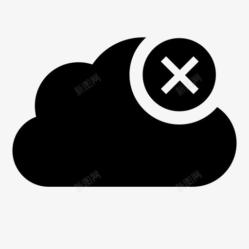 上传错误云存储错误图标svg_新图网 https://ixintu.com 上传错误 云存储错误
