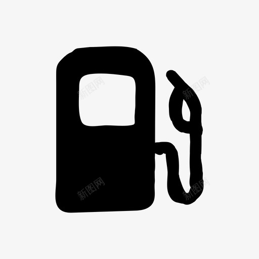 加油站气泵手绘图标svg_新图网 https://ixintu.com 加油站 手绘 手绘材料设计图标 气泵 素描