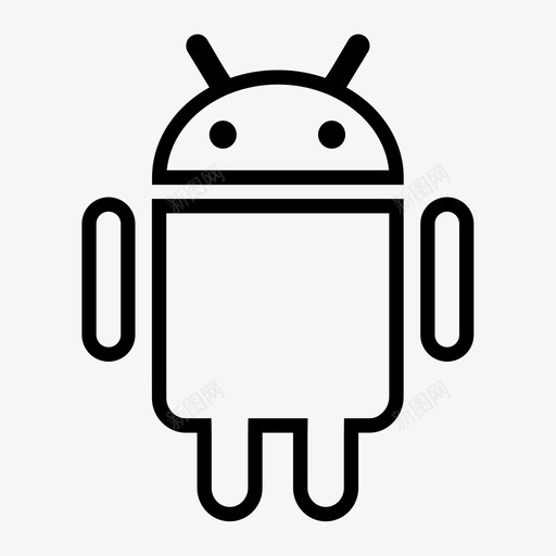 426-线框安卓，Androidsvg_新图网 https://ixintu.com 426-线框安卓，Android