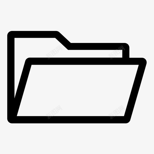 打开文件夹马尼拉文件夹图标svg_新图网 https://ixintu.com 打开文件夹 马尼拉文件夹