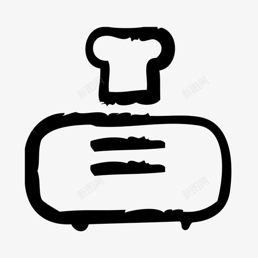 烤面包机酒吧自助餐厅图标svg_新图网 https://ixintu.com 小餐馆 晚餐 烤面包机 素描 自助餐厅 酒吧 餐厅