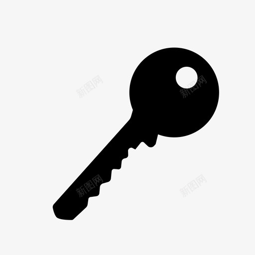 钥匙锁图标svg_新图网 https://ixintu.com 钥匙 锁