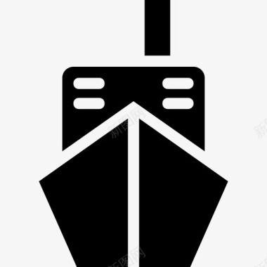 旅行船游船图标图标