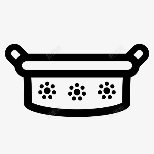 卡苏埃拉荷兰烤箱墨西哥图标svg_新图网 https://ixintu.com 上菜 卡苏埃拉 塔奎萨 墨西哥 荷兰烤箱 赤陶