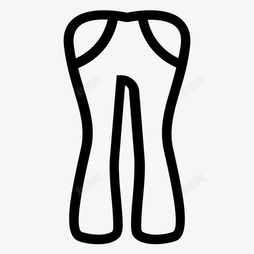 采购产品裤子布料衣服图标svg_新图网 https://ixintu.com 女装 布料 时装 时装和服装系列 衣服 采购产品裤子