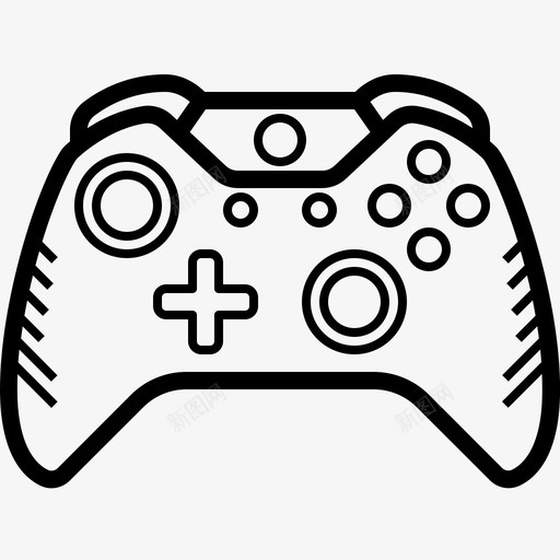 xboxgamepad任务召唤控制台图标svg_新图网 https://ixintu.com xboxgamepad xboxone控制台概述 任务召唤 控制台 控制器 游戏