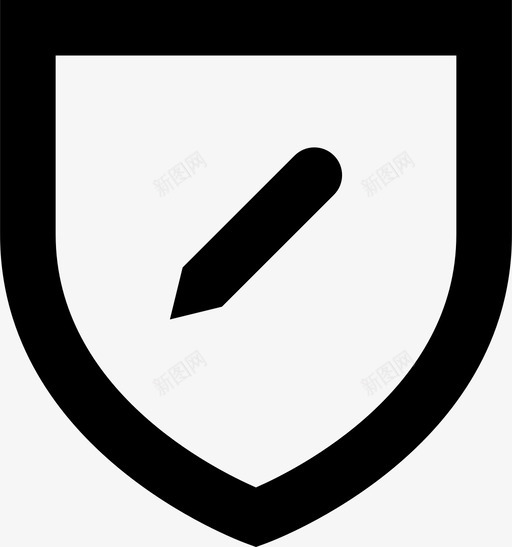 编辑屏蔽私有保护图标svg_新图网 https://ixintu.com 保护 安全 用户界面 私有 编辑屏蔽