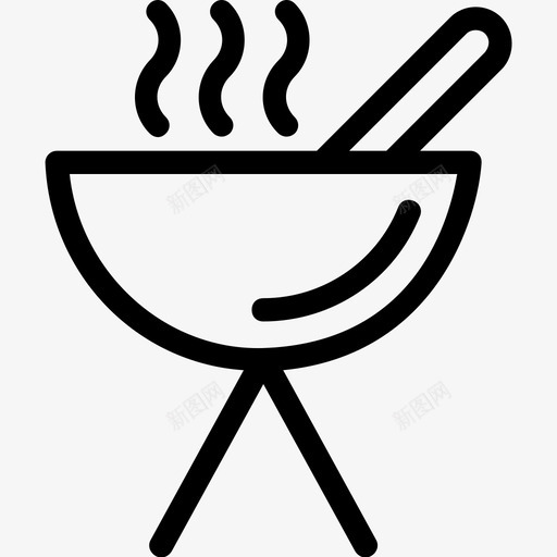 烧烤厨师烧烤烹饪图标svg_新图网 https://ixintu.com 厨师烧烤 烧烤 烹饪 酒店平滑线条图标