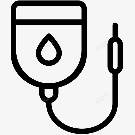 输血袋子健康图标svg_新图网 https://ixintu.com 健康 医疗 医院 袋子 输血