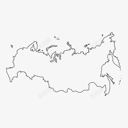俄罗斯地图欧洲莫斯科图标svg_新图网 https://ixintu.com 俄罗斯地图 欧洲 莫斯科 轮廓图
