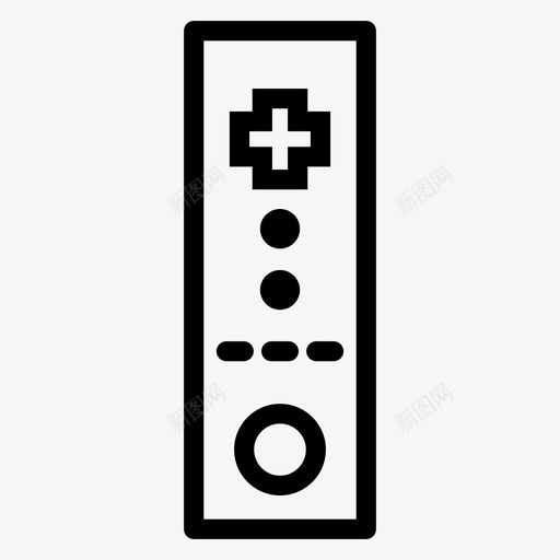 控制器游戏机遥控器图标svg_新图网 https://ixintu.com wii 控制器 棍子 游戏机 遥控器