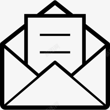 电子邮件收件箱信件图标图标