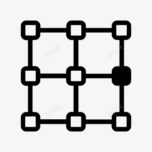 右中位置参考图标svg_新图网 https://ixintu.com 位置 参考 右中 工具 设计