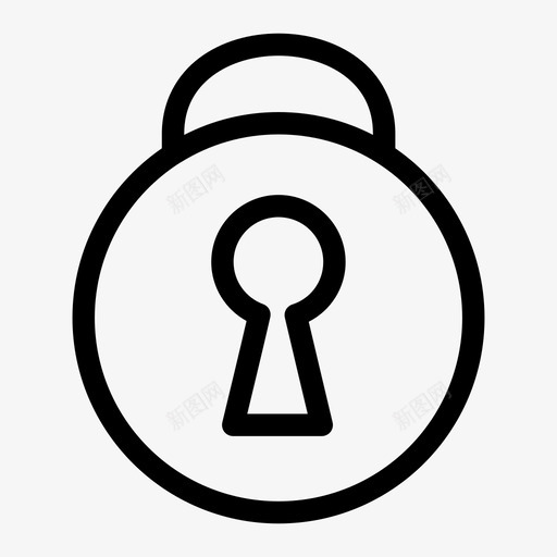 锁定访问密码图标svg_新图网 https://ixintu.com 安全 密码 访问 锁定