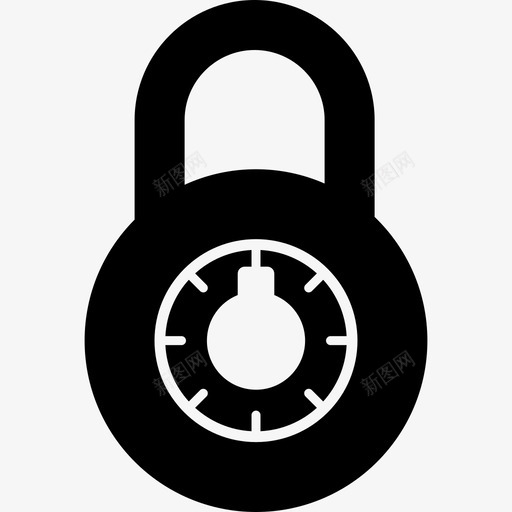 组合锁关闭锁定图标svg_新图网 https://ixintu.com 关闭 挂锁 组合锁 锁 锁定